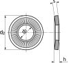 Rondelles contact série large / Contactlock washers large type